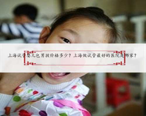 上海试管婴儿包男孩价格多少